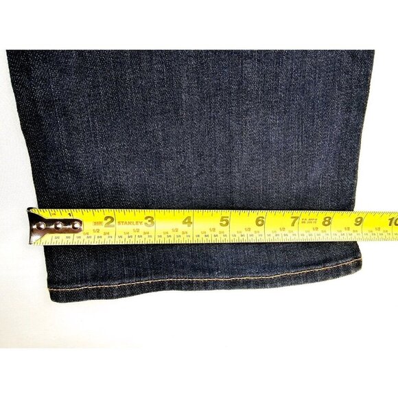 Gap 1969 27X33 Womens Curvy Blue Denim Size 27/4R 5 Pocket Jeans Cotton Elastane - Picture 4 of 12